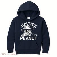 Peanut Squirrel Justice For Peanut Kids Hoodie thumb 0