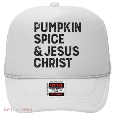 Pumpkin Spice Jesus Christ Hat
