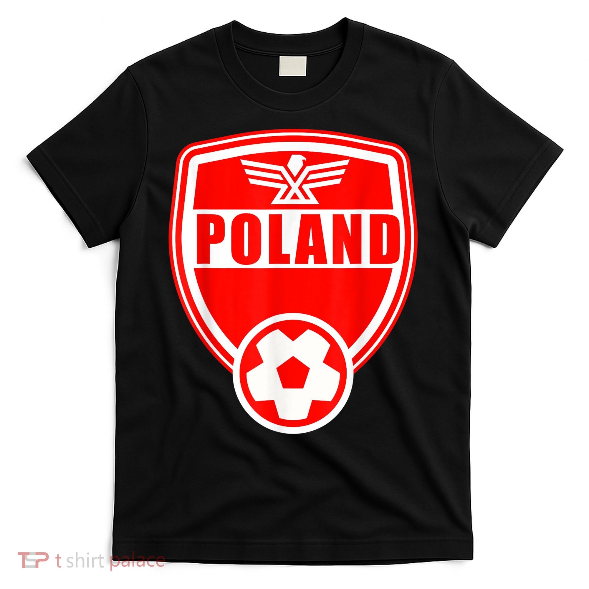 Poland Soccer Jersey Gift Poland Football Fans   T-Shirt