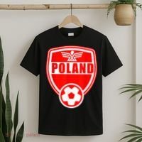 Poland Soccer Jersey Gift Poland Football Fans   T-Shirt thumb 2