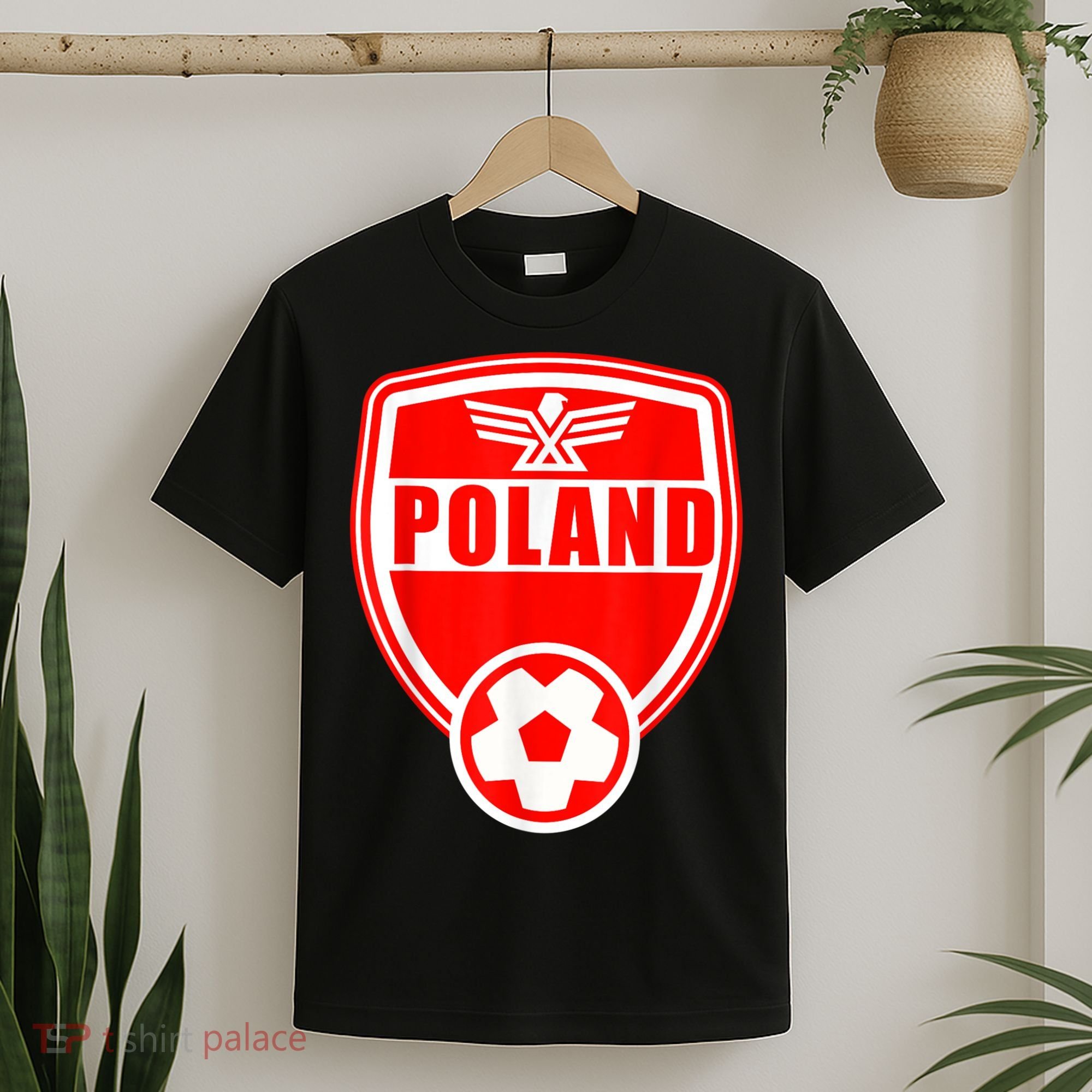 Poland Soccer Jersey Gift Poland Football Fans   T-Shirt
