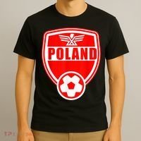 Poland Soccer Jersey Gift Poland Football Fans   T-Shirt thumb 3
