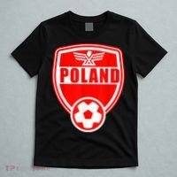 Poland Soccer Jersey Gift Poland Football Fans   T-Shirt thumb 5