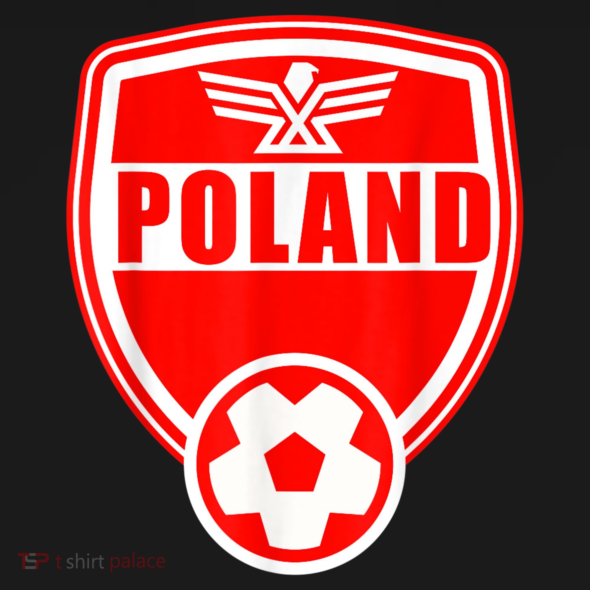 Poland Soccer Jersey Gift Poland Football Fans   T-Shirt