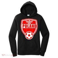 Poland Soccer Jersey Gift Poland Football Fans   Women's Hoodie thumb 0