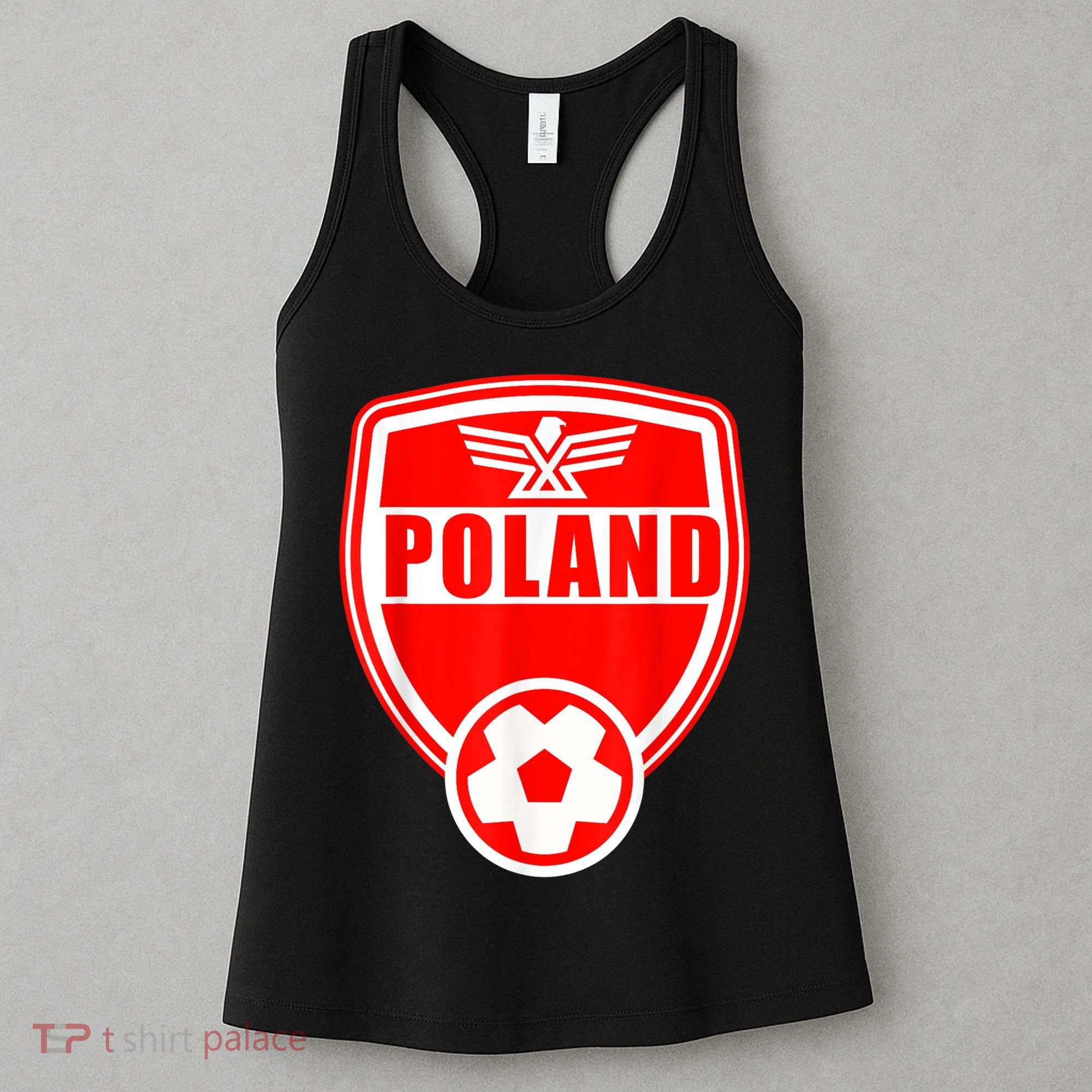 Poland Soccer Jersey Gift Poland Football Fans   Women's Tank Top