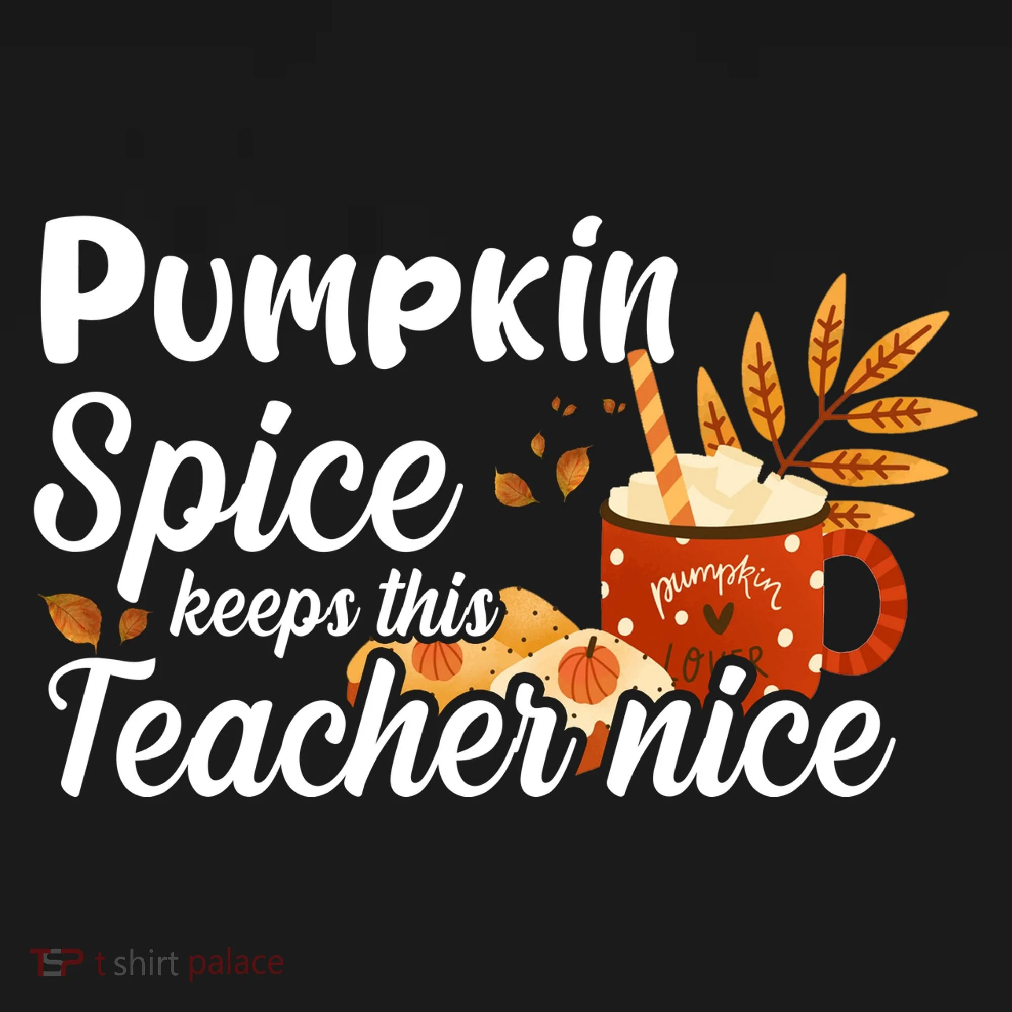 Pumpkin Spice Keeps This Teacher Nice Doggie Tank