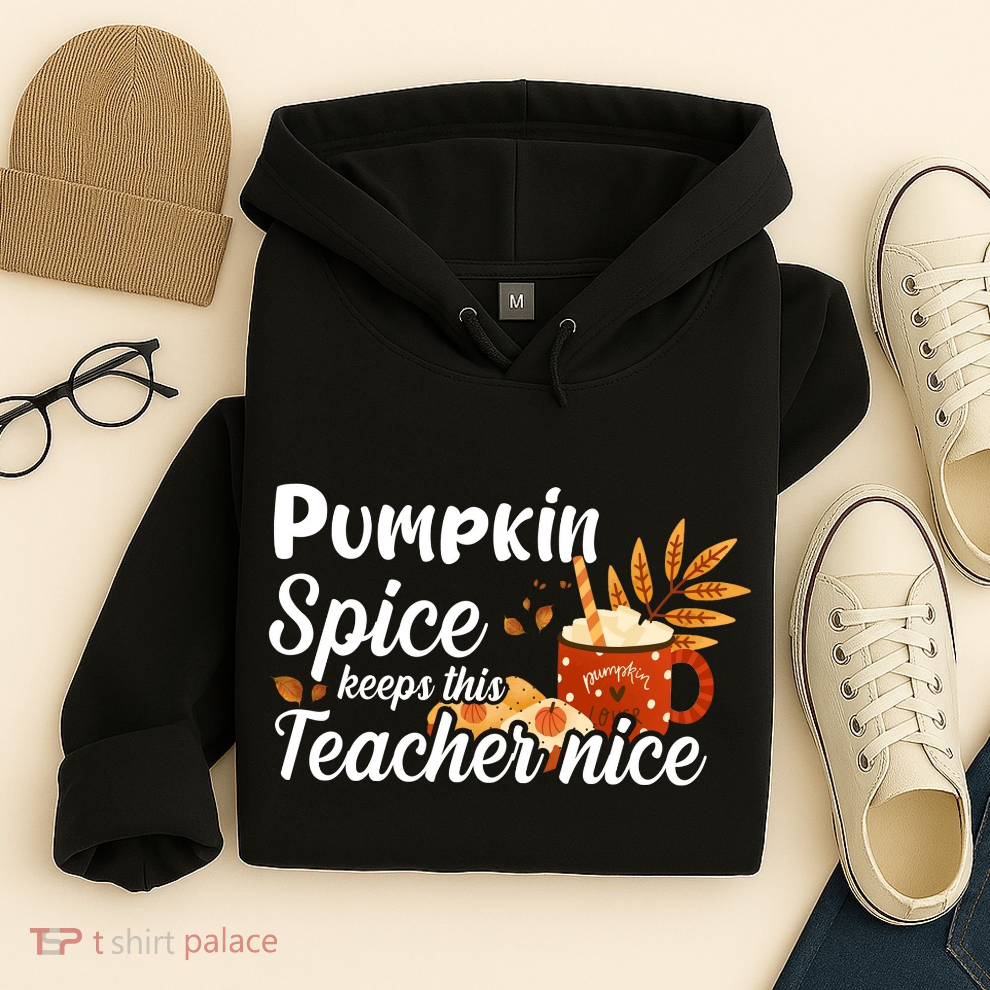Pumpkin Spice Keeps This Teacher Nice Hoodie
