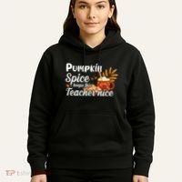 Pumpkin Spice Keeps This Teacher Nice Hoodie thumb 5