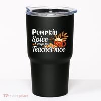 Pumpkin Spice Keeps This Teacher Nice Tumbler thumb 0