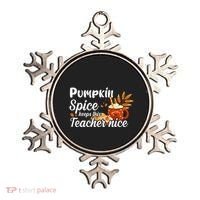 Pumpkin Spice Keeps This Teacher Nice Ornament thumb 0