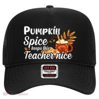 Pumpkin Spice Keeps This Teacher Nice Hat thumb 0