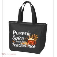 Pumpkin Spice Keeps This Teacher Nice Tote Bag thumb 3