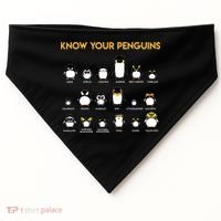 Penguin Species Know Your Penguins Gift USA-Made Doggie Bandana thumb 0
