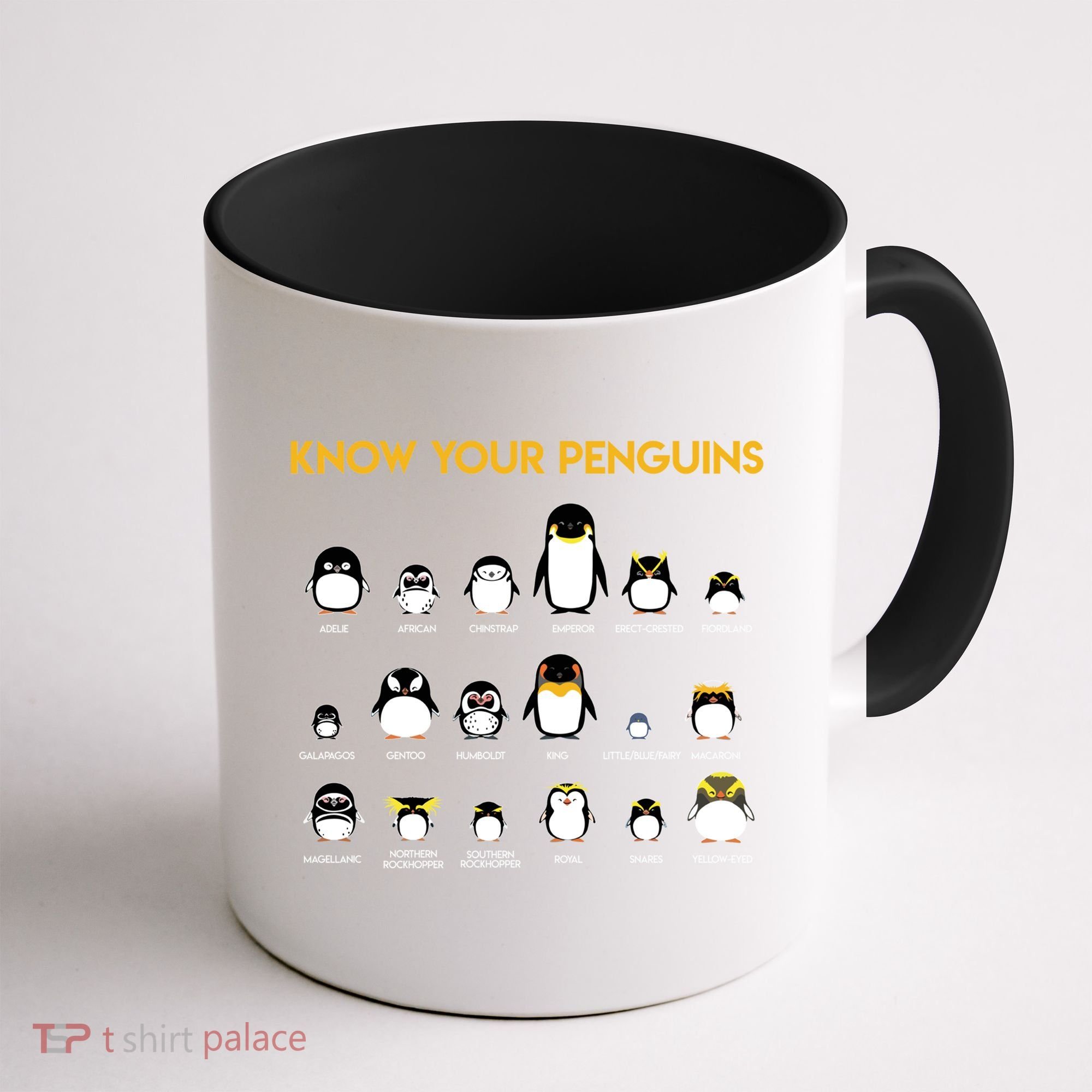 Penguin Species Know Your Penguins Gift Coffee Mug
