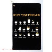 Penguin Species Know Your Penguins Gift Golf Towel thumb 0