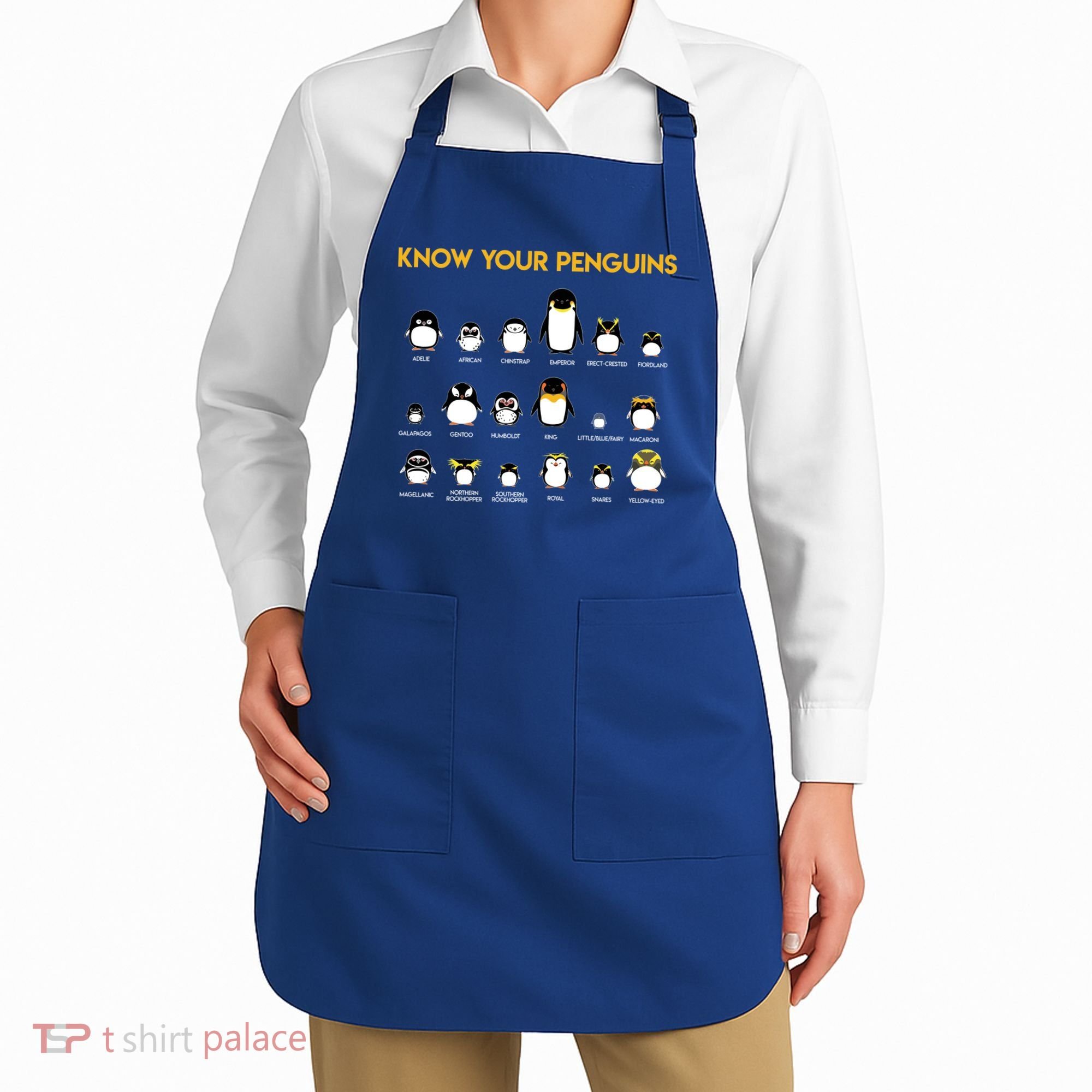 Penguin Species Know Your Penguins Gift Apron