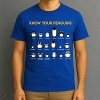 Penguin Species Know Your Penguins Gift T-Shirt thumb 3