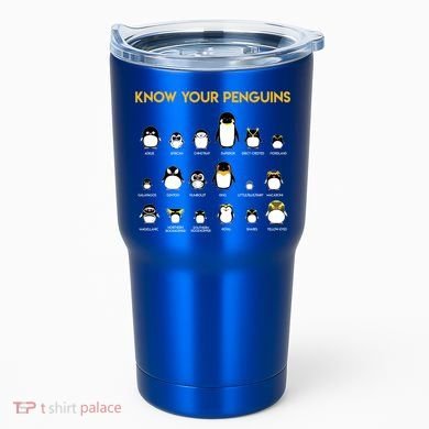 Penguin Species Know Your Penguins Gift Tumbler