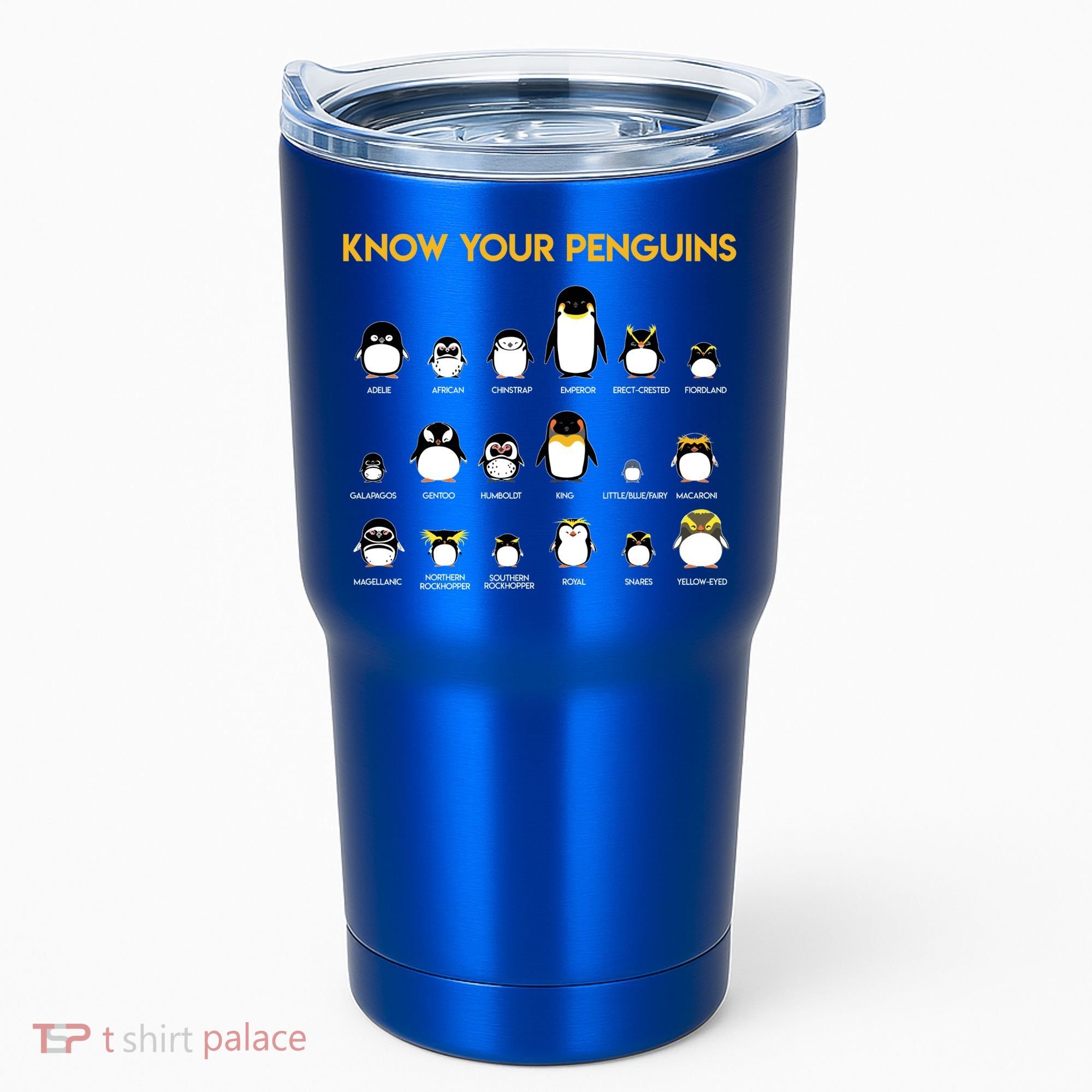 Penguin Species Know Your Penguins Gift Tumbler