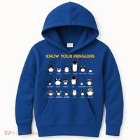 Penguin Species Know Your Penguins Gift Kids Hoodie thumb 0