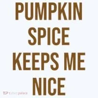 Pumpkin Spice Keeps Me Nice Funny Fall Doggie Tank thumb 4