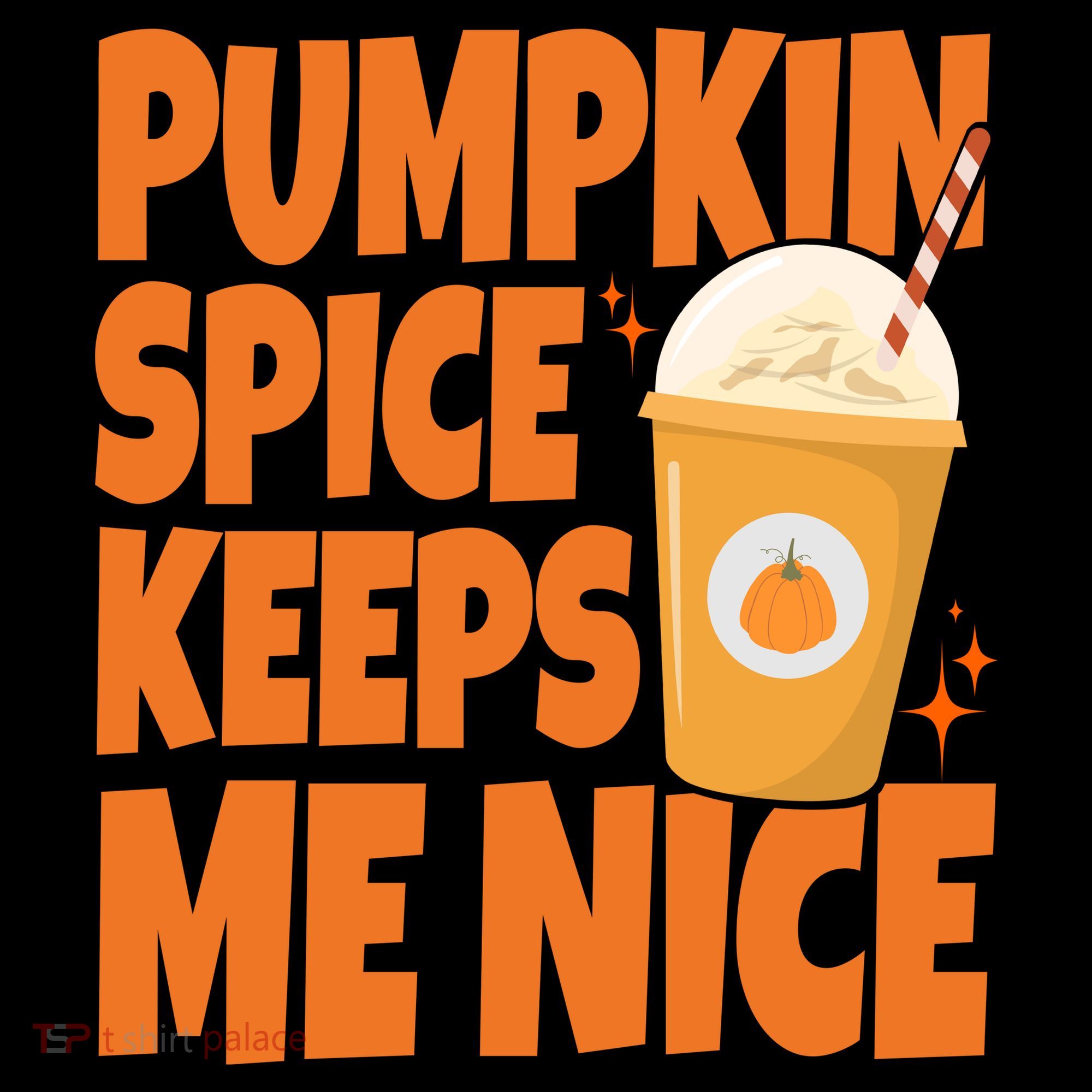 Pumpkin Spice Keeps Me Nice Coffee Lover Holiday Women's Hoodie