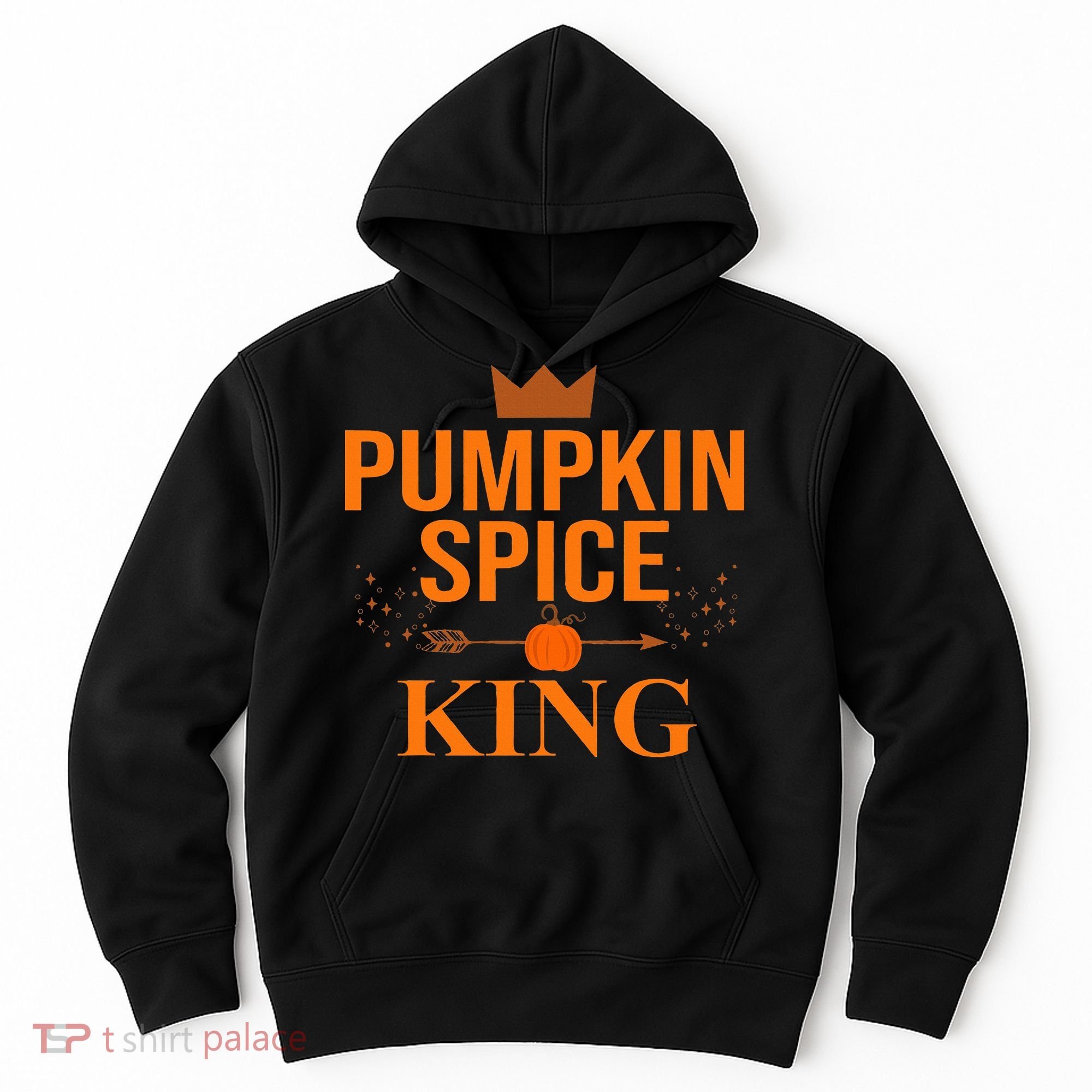 Pumpkin spice King Coffee Lover halloween & Thanksgiving Hoodie