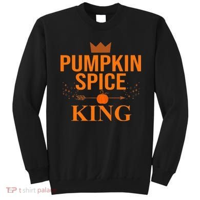 Pumpkin spice King Coffee Lover halloween & Thanksgiving Sweatshirt