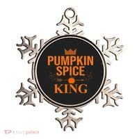 Pumpkin spice King Coffee Lover halloween & Thanksgiving Ornament thumb 0