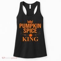 Pumpkin spice King Coffee Lover halloween & Thanksgiving Women's Tank Top thumb 0