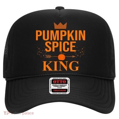 Pumpkin spice King Coffee Lover halloween & Thanksgiving Hat