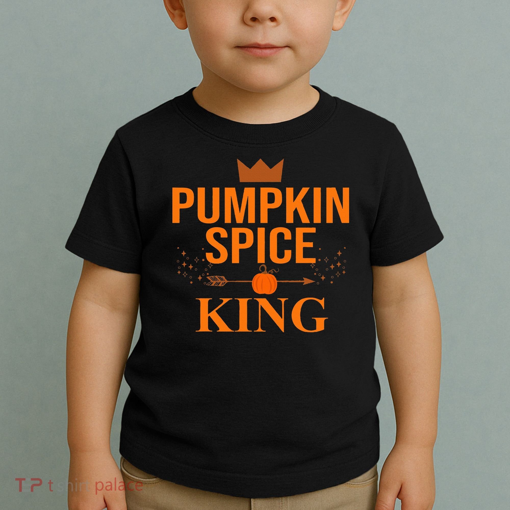 Pumpkin spice King Coffee Lover halloween & Thanksgiving Toddler T-Shirt