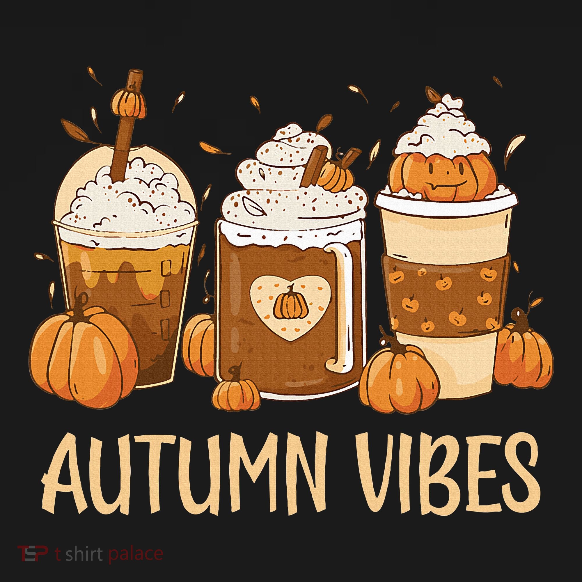 Pumpkin Spice Latte Fall Autumn Vibes Pumpkin Spice Coffee Hoodie