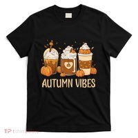 Pumpkin Spice Latte Fall Autumn Vibes Pumpkin Spice Coffee T-Shirt thumb 0