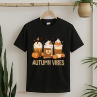 Pumpkin Spice Latte Fall Autumn Vibes Pumpkin Spice Coffee T-Shirt thumb 2