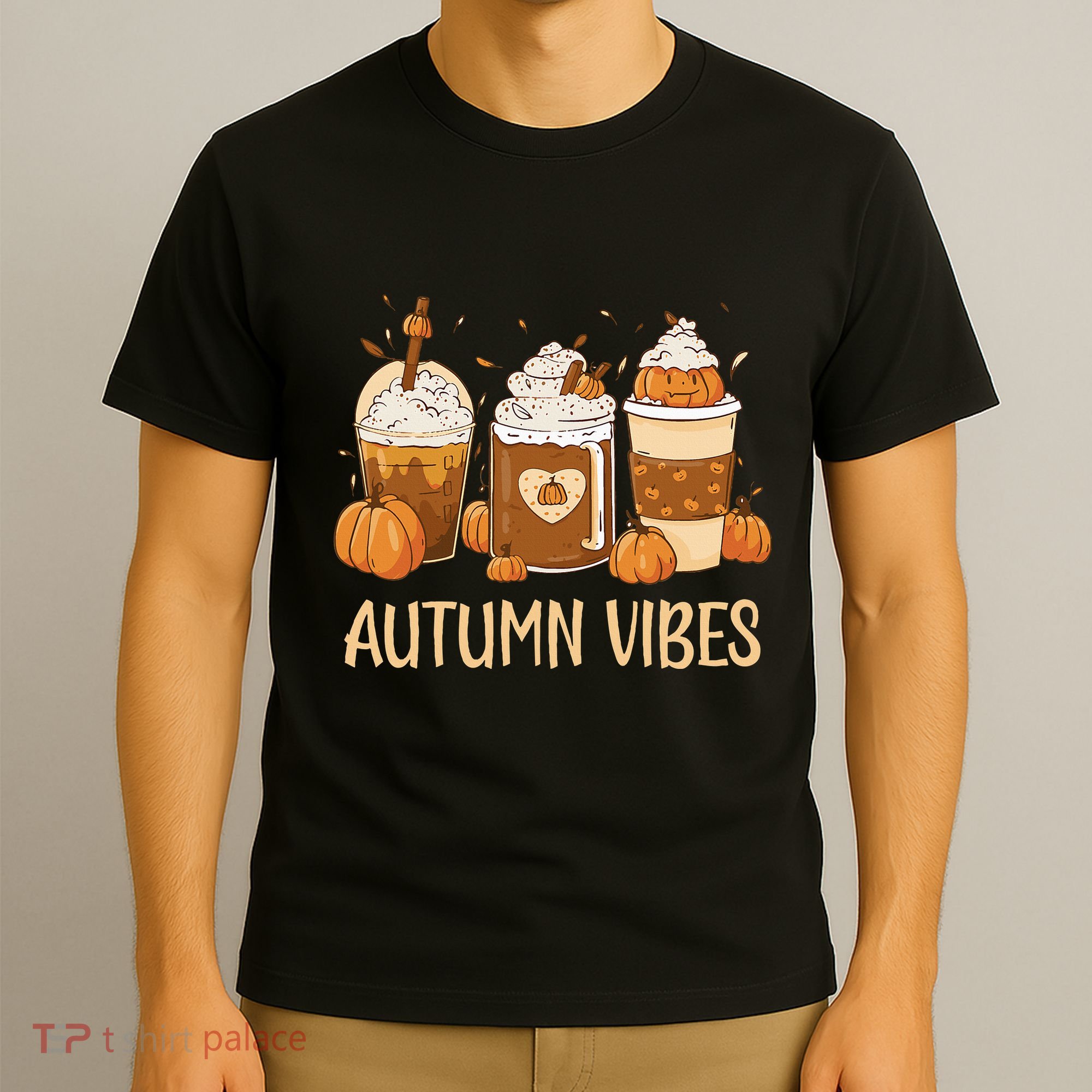 Pumpkin Spice Latte Fall Autumn Vibes Pumpkin Spice Coffee T-Shirt