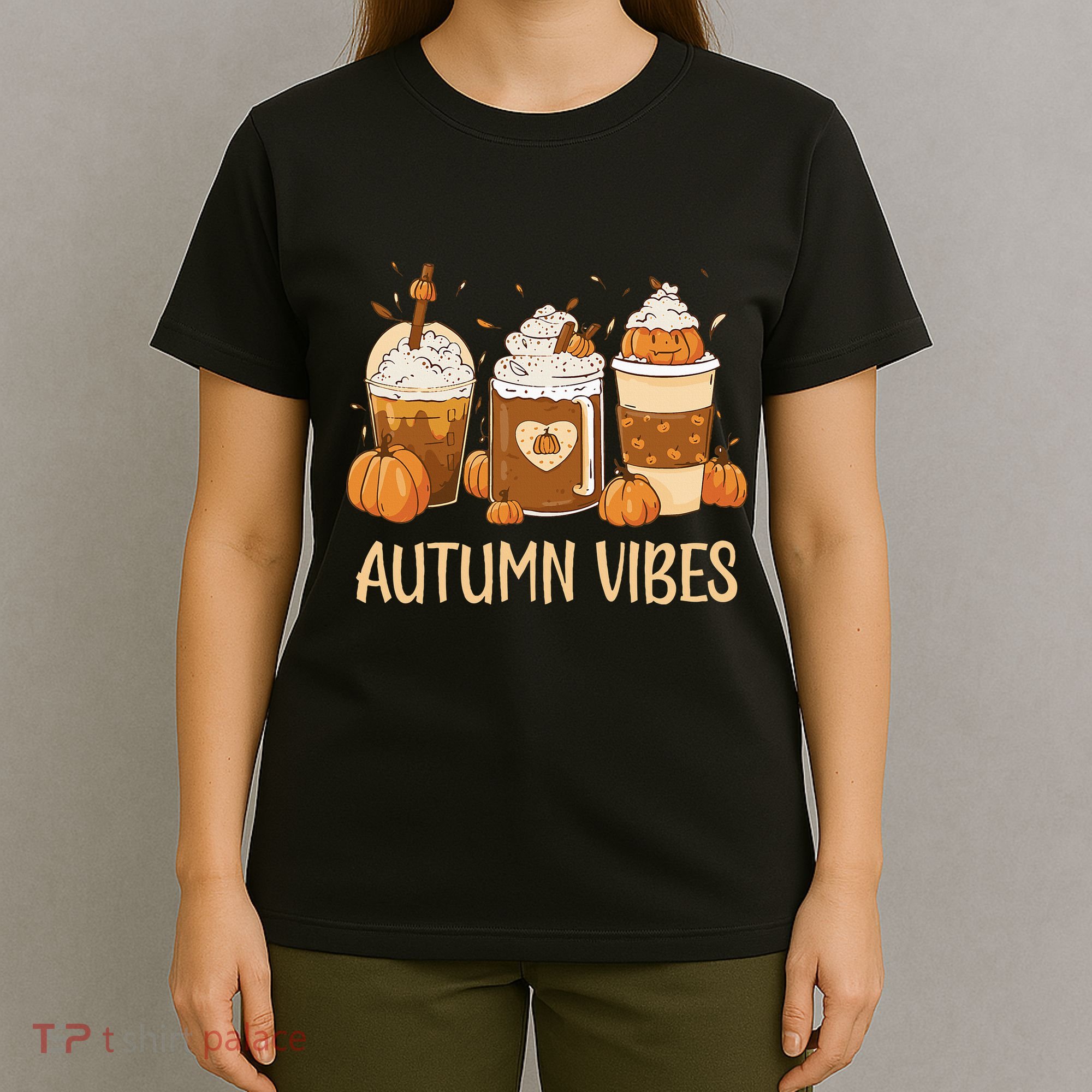 Pumpkin Spice Latte Fall Autumn Vibes Pumpkin Spice Coffee T-Shirt
