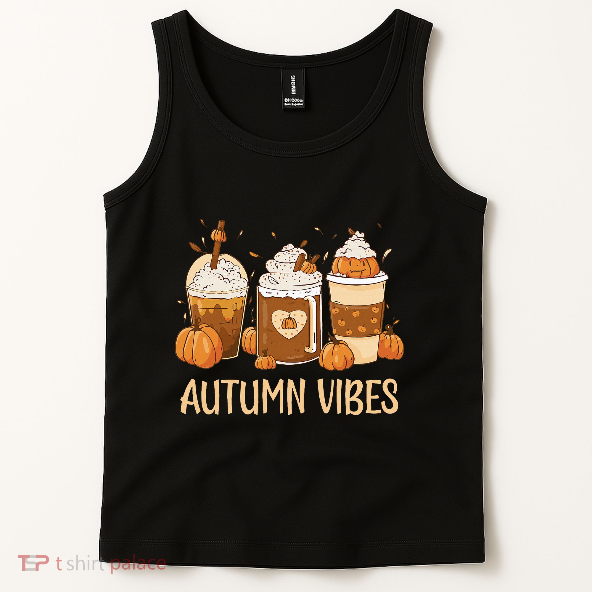 Pumpkin Spice Latte Fall Autumn Vibes Pumpkin Spice Coffee Tank Top