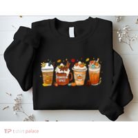 Pumpkin Spice Latte Fall Coffee Pumpkin SpiceThanksgiving Sweatshirt thumb 2