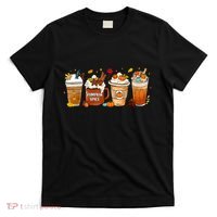 Pumpkin Spice Latte Fall Coffee Pumpkin SpiceThanksgiving T-Shirt thumb 0