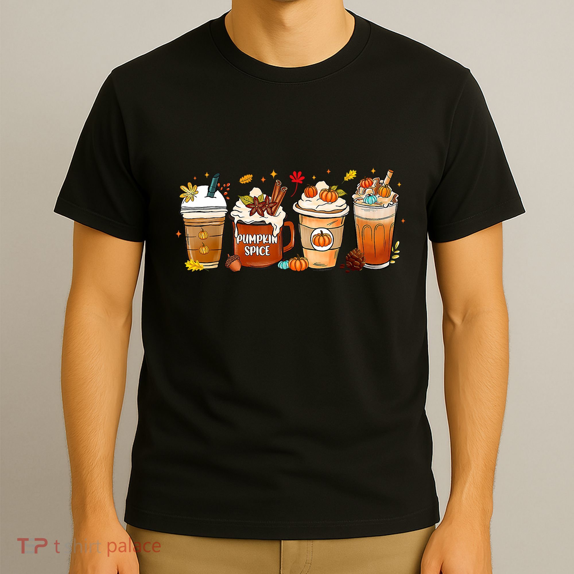 Pumpkin Spice Latte Fall Coffee Pumpkin SpiceThanksgiving T-Shirt