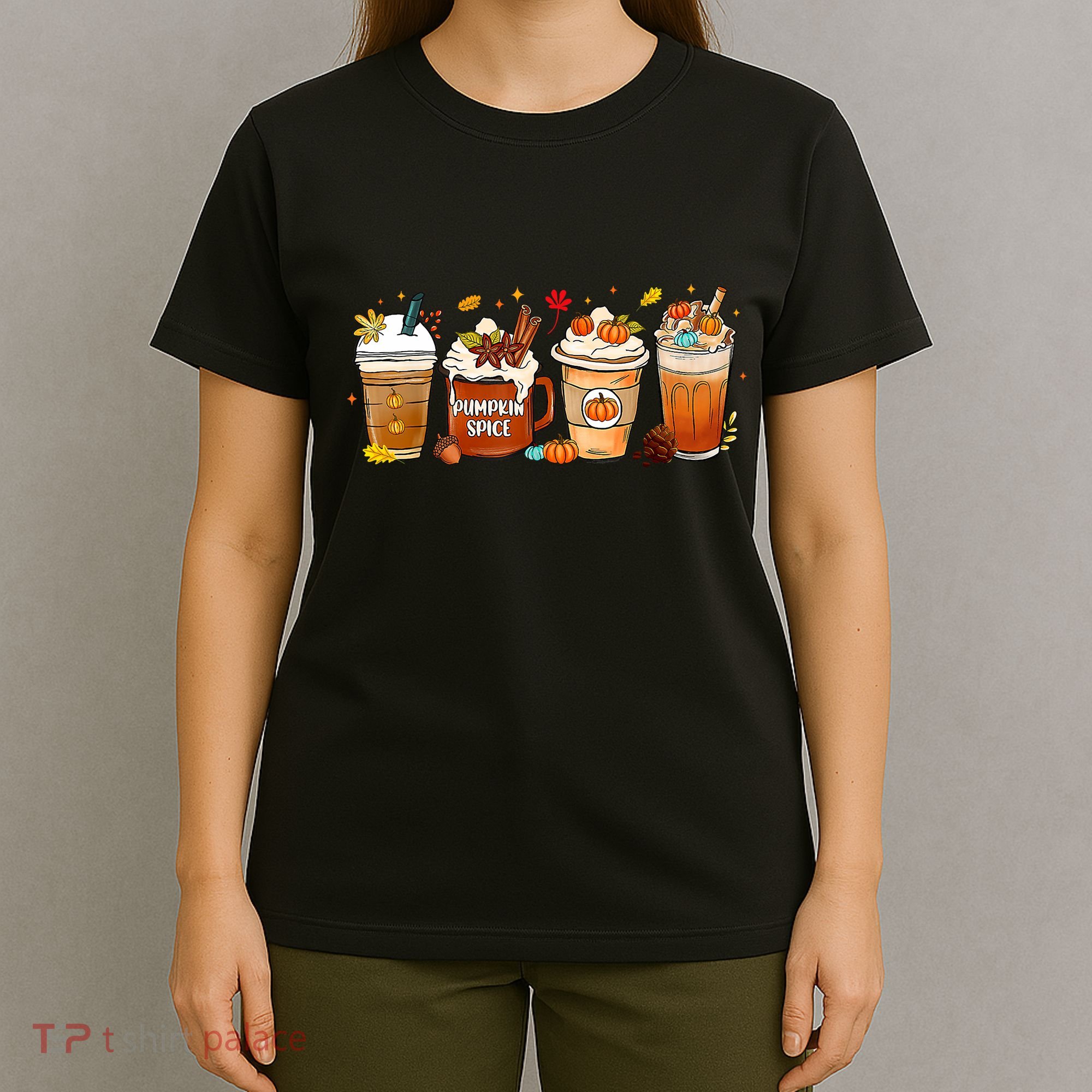Pumpkin Spice Latte Fall Coffee Pumpkin SpiceThanksgiving T-Shirt