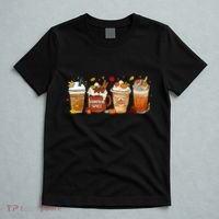 Pumpkin Spice Latte Fall Coffee Pumpkin SpiceThanksgiving T-Shirt thumb 5