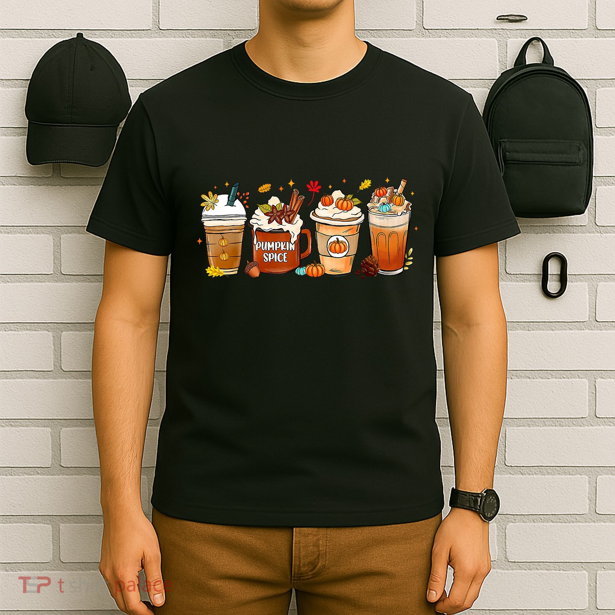 Pumpkin Spice Latte Fall Coffee Pumpkin SpiceThanksgiving T-Shirt