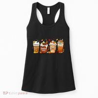 Pumpkin Spice Latte Fall Coffee Pumpkin SpiceThanksgiving Women's Tank Top thumb 0