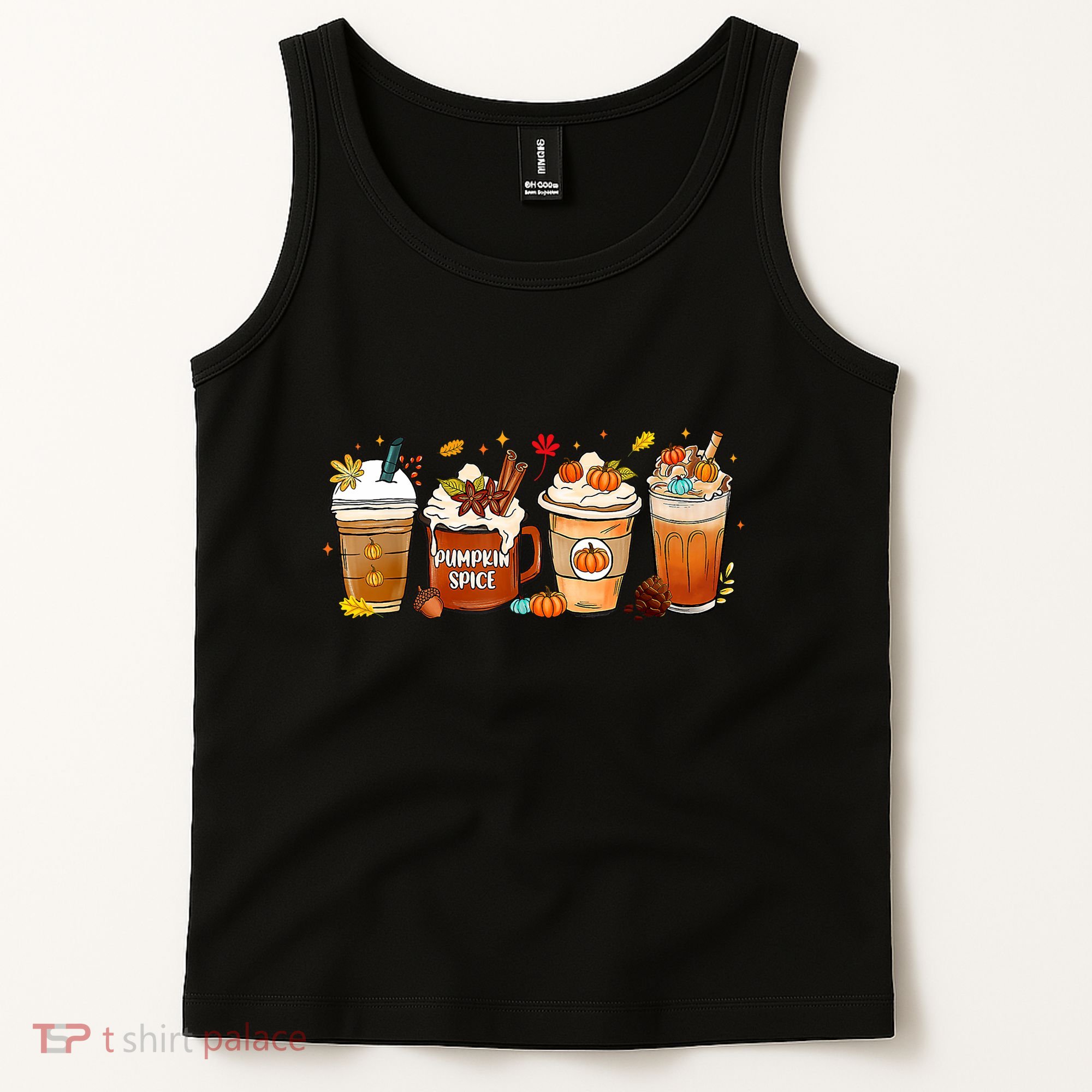 Pumpkin Spice Latte Fall Coffee Pumpkin SpiceThanksgiving Tank Top