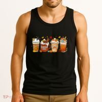 Pumpkin Spice Latte Fall Coffee Pumpkin SpiceThanksgiving Tank Top thumb 3