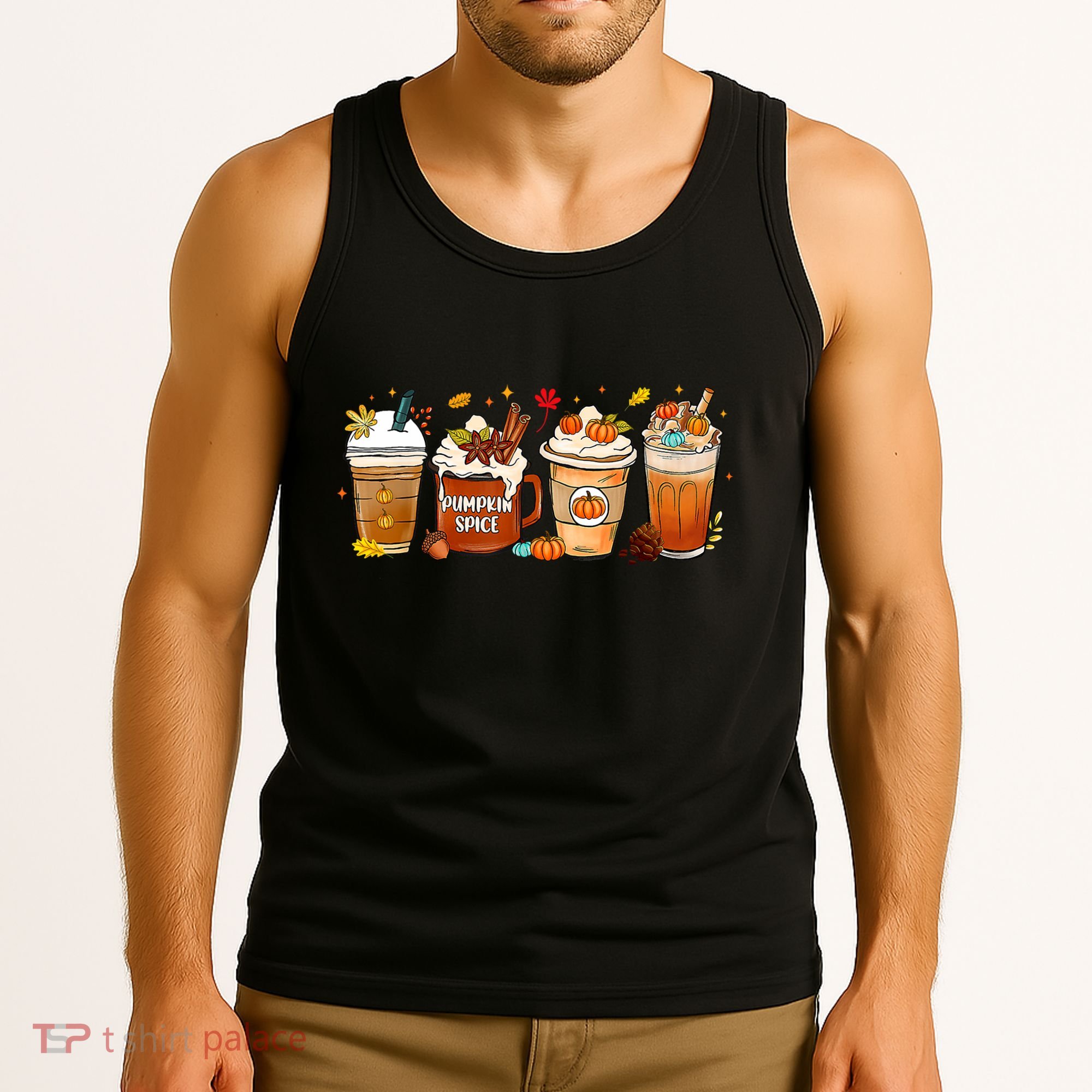 Pumpkin Spice Latte Fall Coffee Pumpkin SpiceThanksgiving Tank Top