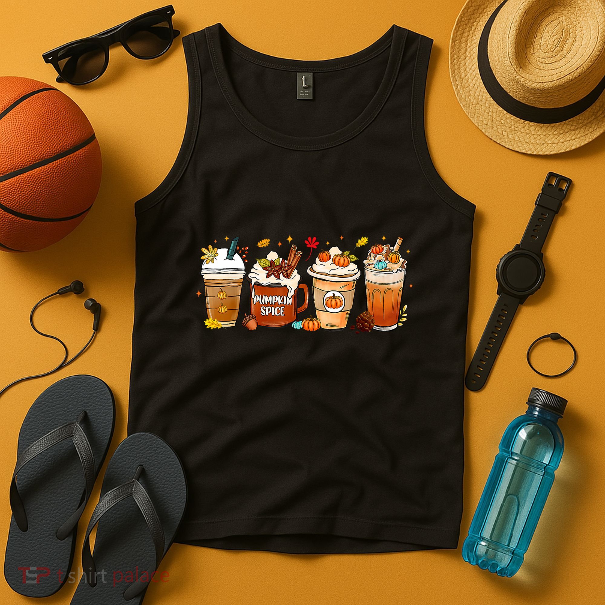 Pumpkin Spice Latte Fall Coffee Pumpkin SpiceThanksgiving Tank Top